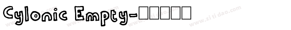 Cylonic Empty字体转换